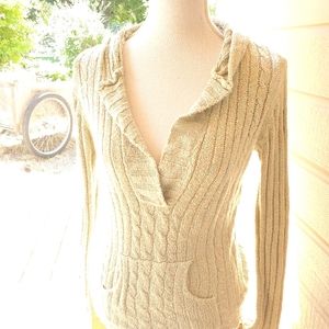 Green sweater hoody M Maurices